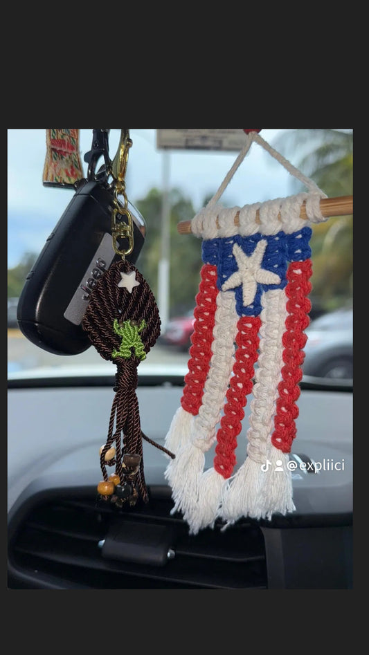 Bandera colgante para tu vehiculo