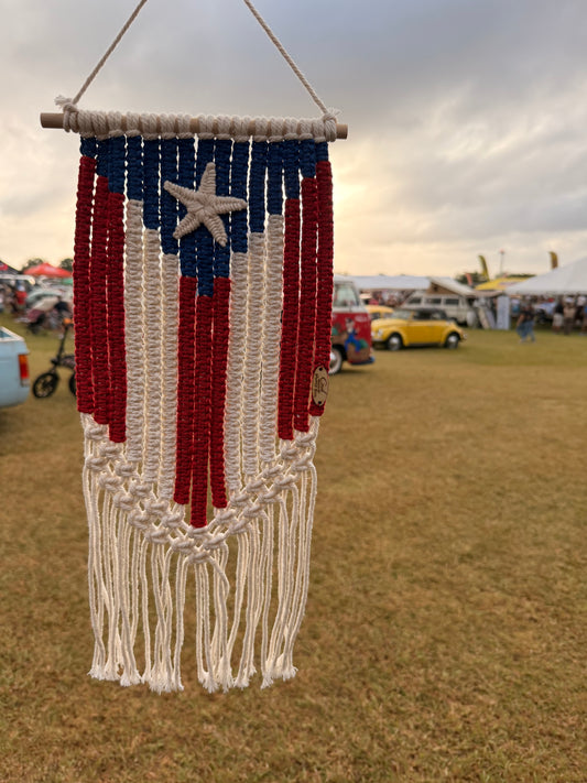 Terruño | Bandera de Puerto Rico en V
