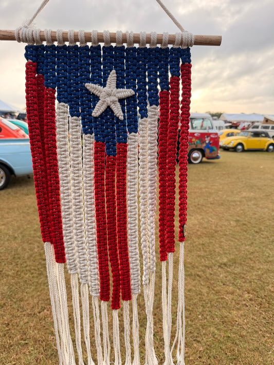 Terruño | Bandera de Puerto Rico en V